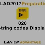 LabVIEW CLAD 026 String Code Display