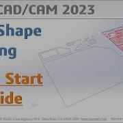 VisualCAD CAM 2023 True Shape Nesting Quick Start