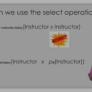 Relational Algebra Rename Operation