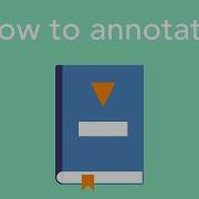How To Annotate