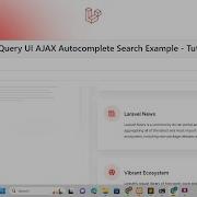 Laravel 11 Ajax JQuery UI Autocomplete Search Tutorial