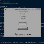 Simple Password Generator App Using Tkinter In Python