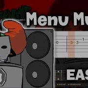 Friday Night Funkin Vs Tricky 2 Menu Music Guitar Tutorial TAB
