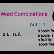 N Word Combinations In Python