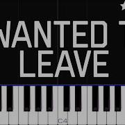 SYML I Wanted To Leave EASY Piano Tutorial