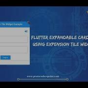 Flutter Expandable CardView Using Expension TILE Widget