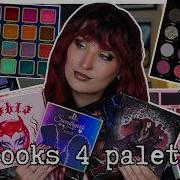 4 Looks 4 Palettes Dead Roses Vol 2 Diabla Rocky Horror Sweethearts Secrets