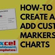 How To Create And Add Custom Markers For Excel Charts