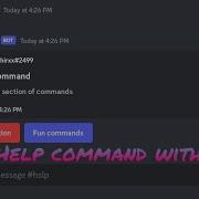 Help Command With Buttons Bdfd