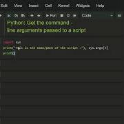 Get The Command Line Argument Passed To A Script Using Python