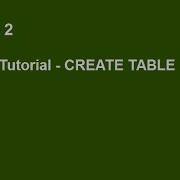 SQLite Tutorial Part 2 CREATE TABLE