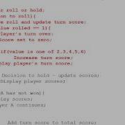 Lesson 2 Game Of Pig Implementing GameController PlayGame Method Skeletal Algorithm X