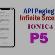 Infinite Scroll Ionic 4 Call API Paging Part 5