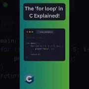 C For Loop In 60 Seconds Beginner Friendly Example