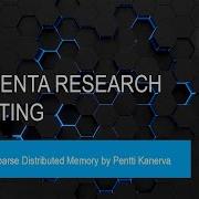 Book Review Sparse Distributed Memory By Pentti Kanerva April 7 2021