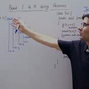 06 Print 1 To N Using Recursion