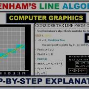 Bresenham S Line Algorithm Example 1 Step By Step XRay Pixy