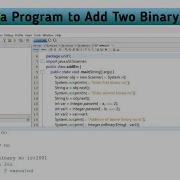 Write A Java Program To Add Two Binary Numbers Adding Two Binary Numbers In Java Hindi