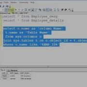 Find All Tables Containing Column With Specified Name In Sql Server