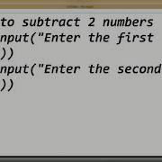 Python Tutorial Program To Subtract 2 Numbers