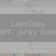LeetCode 89 Gray Code Java