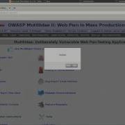 OWASP Multidae Tutorials Running XSS Injection In The UserAgent