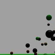 Bouncing Flocking Colliding Spheres