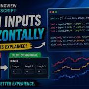 TRADINGVIEW PINE SCRIPT ALIGN INPUTS INLINE HORIZONTALLY TUTORIAL