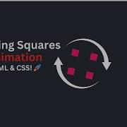 Rotating Squares Loading Animation With HTML CSS