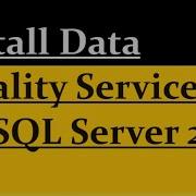 Install Data Quality Services On SQL Server 2022