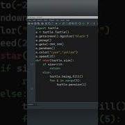 Awesome Python Turtle Codes Shorts