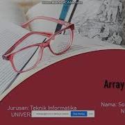 Presentasi Dasar Pemrograman Array 1 Dimensi