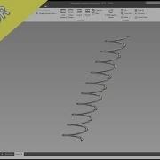 Helix Spring With An Angle Inventor 2017 Training Equation Curve