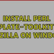 Install Perl Template Toolkit For Bugzilla On Windows 2 Solutions