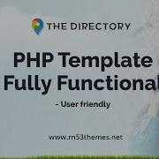 Directory PHP Template For Local Business And Listings