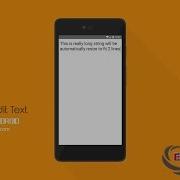 Xamarin Android Tutorial Auto Fit Edit Text