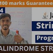 Palindrome String In Java ICSE Computer Java ICSE Programs Important Java Programs