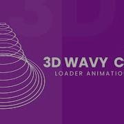 CSS 3D Wavy Circle Loading Animation Effects Using Html CSS Only