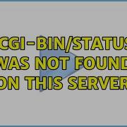 Nagios Cgi Bin Statusmap Cgi Was Not Found On This Server 2 Solutions