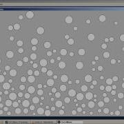 Circles Collision Using Processing