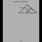 Geometry Mini Lesson 35 Chapt 5 4 Triangle Midsegment