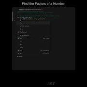 Find The Factors Of A Number In Python Python Examples Python Coding Tutorial