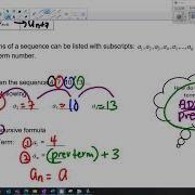 Intro Recursive Sequences