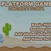Basic Setting HUD Game Construct 2 Tutorial