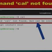 Command Cal Not Found But Can Be Installed With Cal Command Not Working In Linux