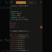 How To Use Pagination Tag Using HTML And CSS