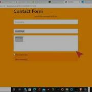 Simple Contact Form In Bootstrap Studio