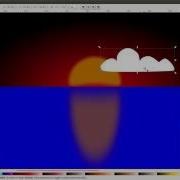Inkscape Drawing A Sunset 4