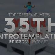 FREE Intro Template Ultimate EPIC 3D Minecraft 135 W Tutorial