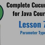Complete Course Of Cucumber For Java Parameter Types
